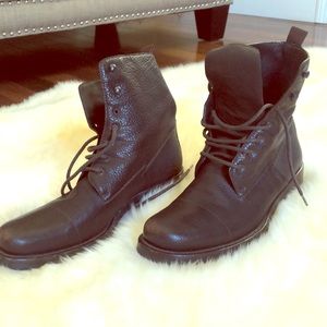 Prada Lace up boots